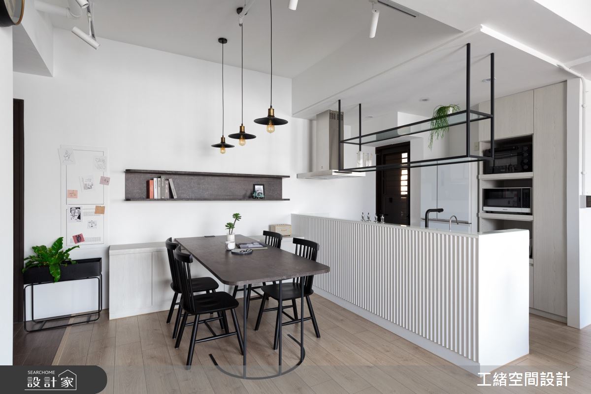 25坪新成屋(5年以下)＿混搭風餐廳廚房吧檯案例圖片＿工緒空間設計＿工緒_15之16
