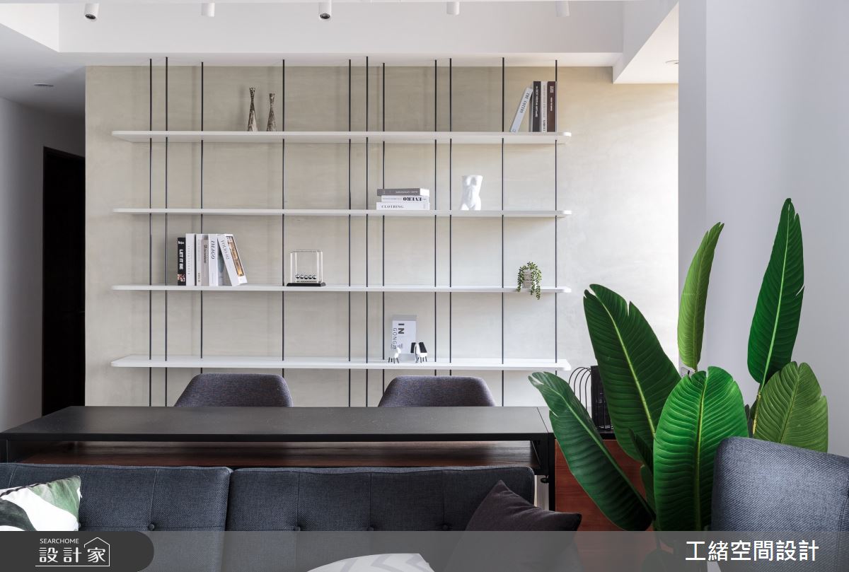 25坪新成屋(5年以下)＿混搭風客廳工作區案例圖片＿工緒空間設計＿工緒_15之9