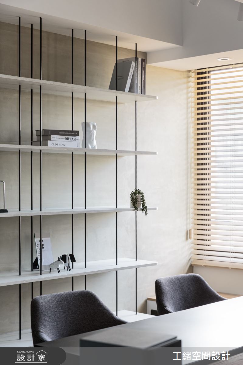 25坪新成屋(5年以下)＿混搭風工作區案例圖片＿工緒空間設計＿工緒_15之19