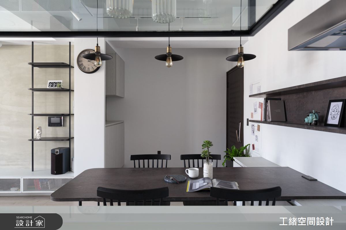 25坪新成屋(5年以下)＿混搭風玄關餐廳案例圖片＿工緒空間設計＿工緒_15之17