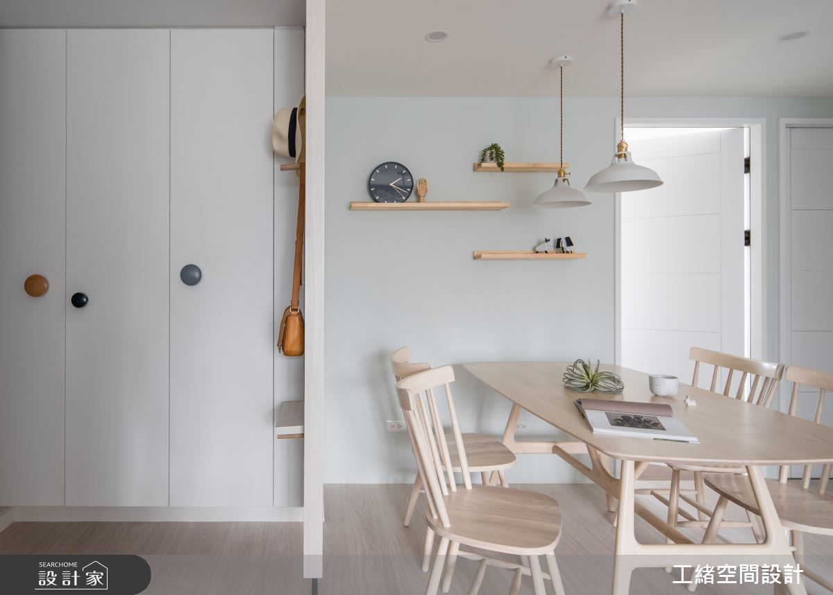 20坪新成屋(5年以下)＿北歐風玄關餐廳案例圖片＿工緒空間設計＿工緒_16之5