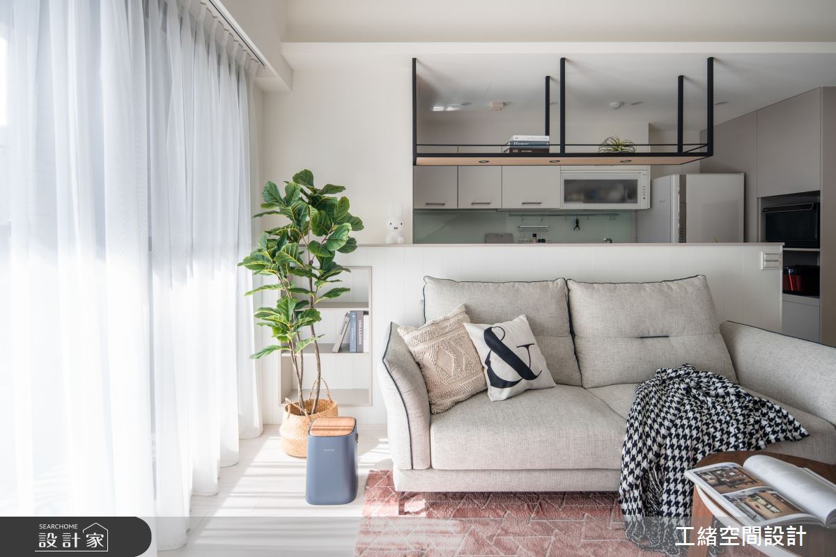 20坪新成屋(5年以下)＿北歐風客廳案例圖片＿工緒空間設計＿工緒_16之9
