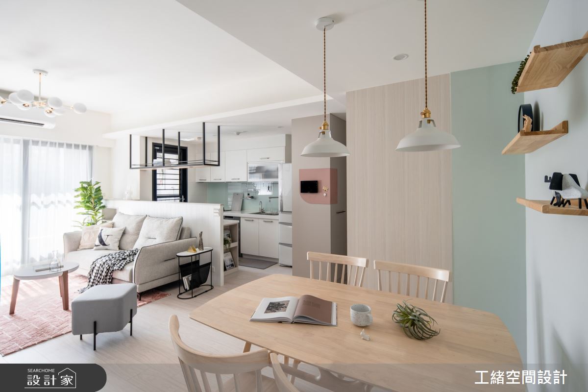 20坪新成屋(5年以下)＿北歐風客廳餐廳廚房案例圖片＿工緒空間設計＿工緒_16之4
