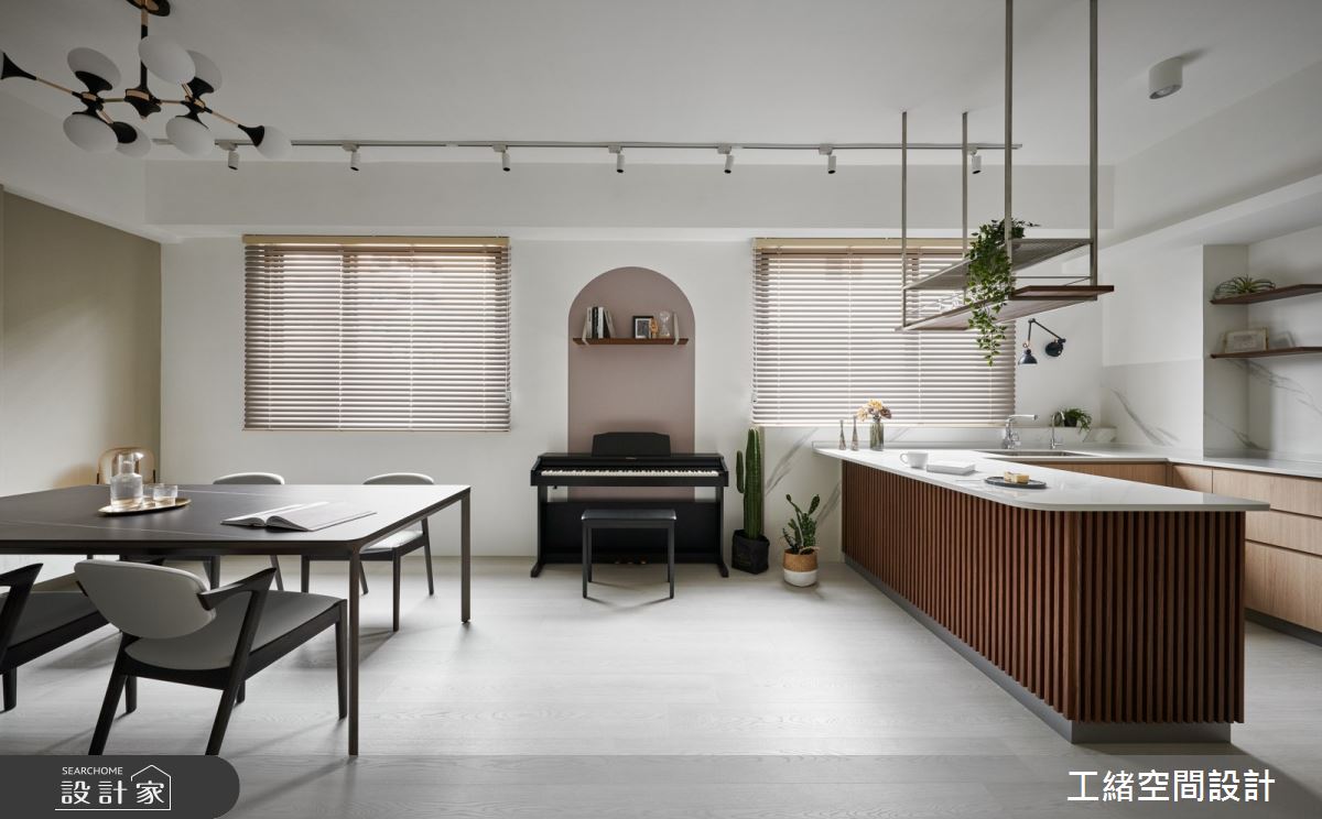 40坪新成屋(5年以下)＿混搭風餐廳廚房吧檯案例圖片＿工緒空間設計＿工緒_17之1