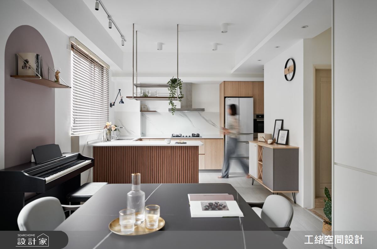 40坪新成屋(5年以下)＿混搭風餐廳廚房吧檯案例圖片＿工緒空間設計＿工緒_17之10