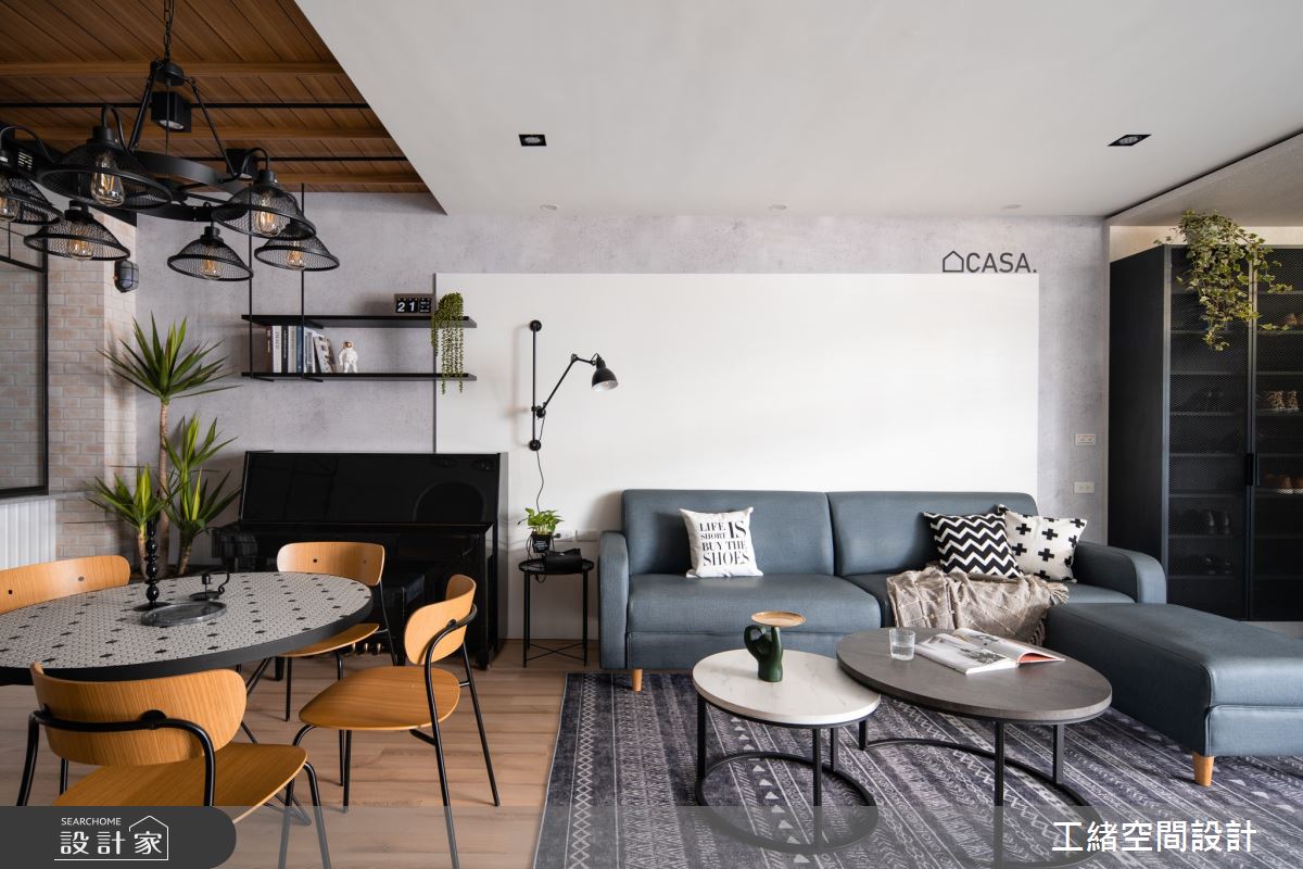 64坪老屋(41~50年)＿混搭風客廳餐廳案例圖片＿工緒空間設計＿工緒_18之6