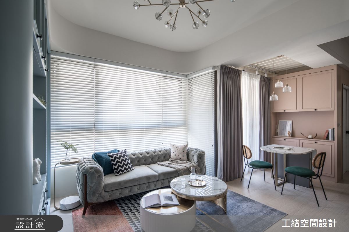 20坪新成屋(5年以下)＿美式風客廳餐廳案例圖片＿工緒空間設計＿工緒_19之6