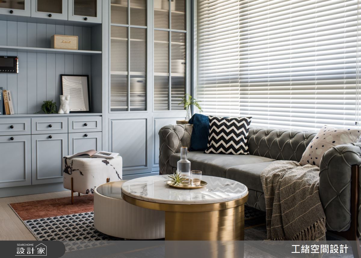 20坪新成屋(5年以下)＿美式風客廳案例圖片＿工緒空間設計＿工緒_19之5