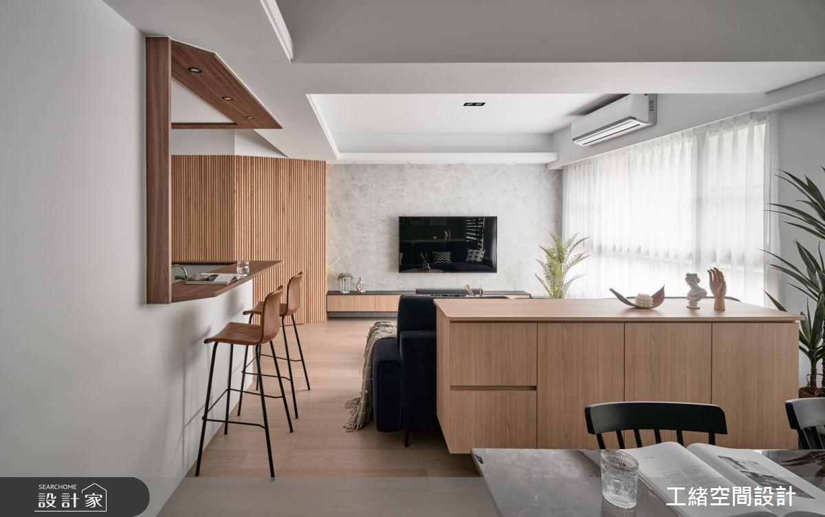 26坪預售屋＿現代風客廳餐廳案例圖片＿工緒空間設計＿工緒_20之13