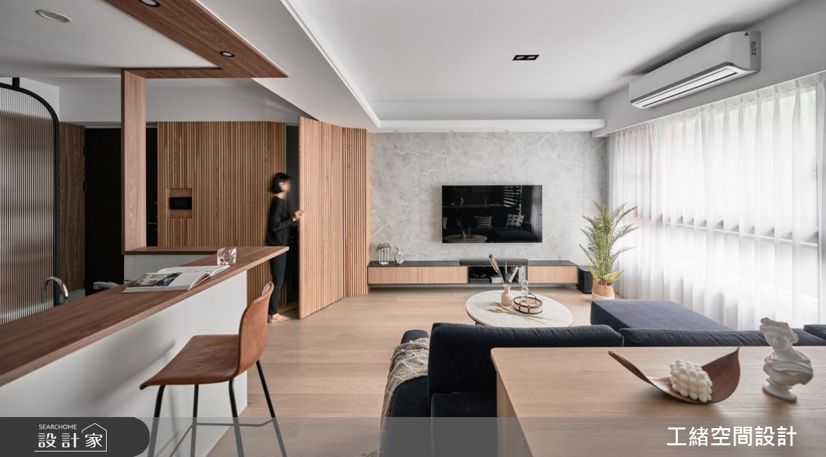 26坪預售屋＿現代風客廳餐廳案例圖片＿工緒空間設計＿工緒_20之14