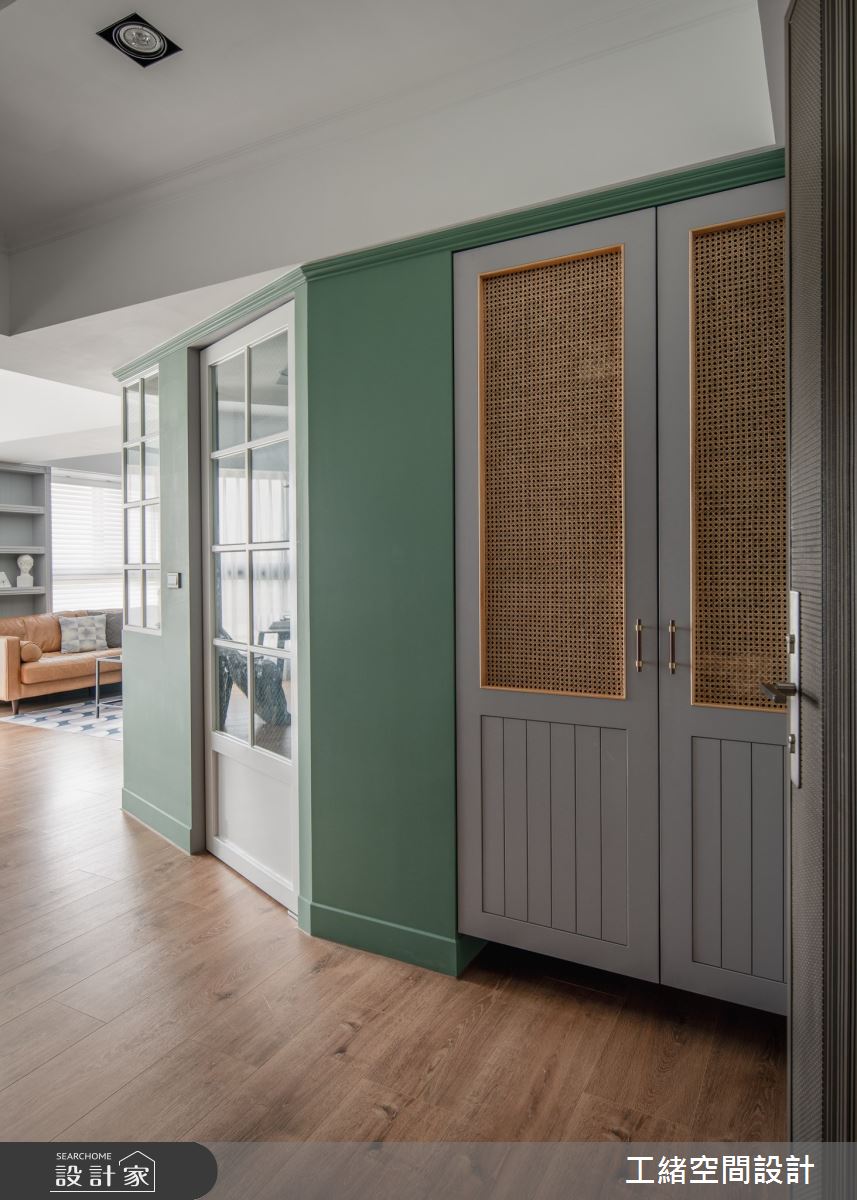 25坪新成屋(5年以下)＿美式風玄關案例圖片＿工緒空間設計＿工緒_14之2
