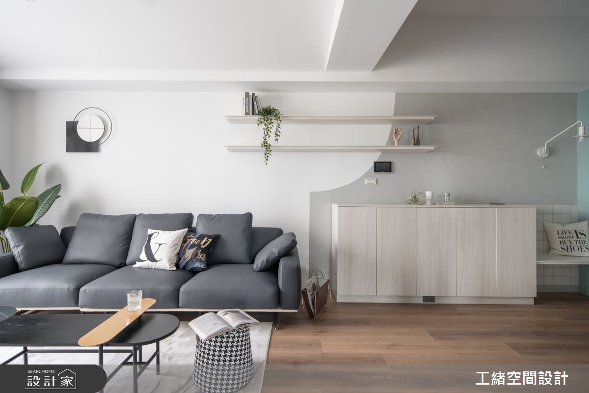新成屋(5年以下)＿北歐風客廳案例圖片＿工緒空間設計＿工緒_21之2