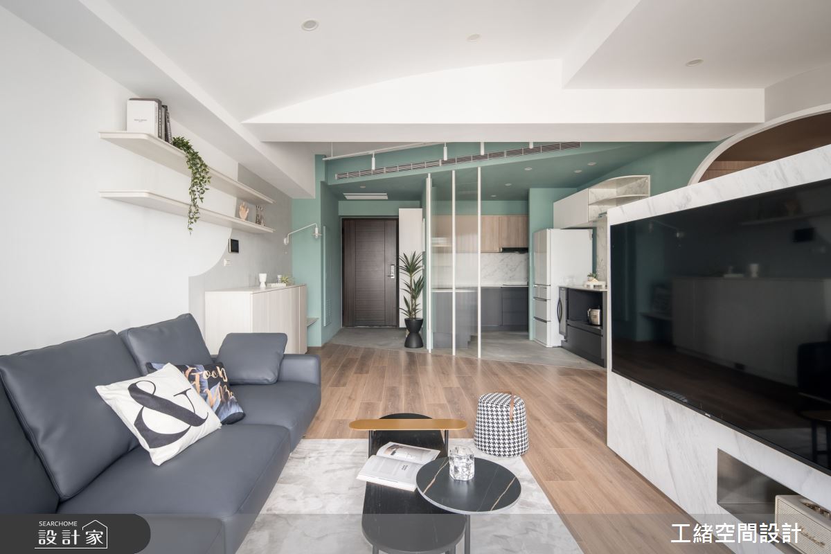 新成屋(5年以下)＿北歐風客廳案例圖片＿工緒空間設計＿工緒_21之7