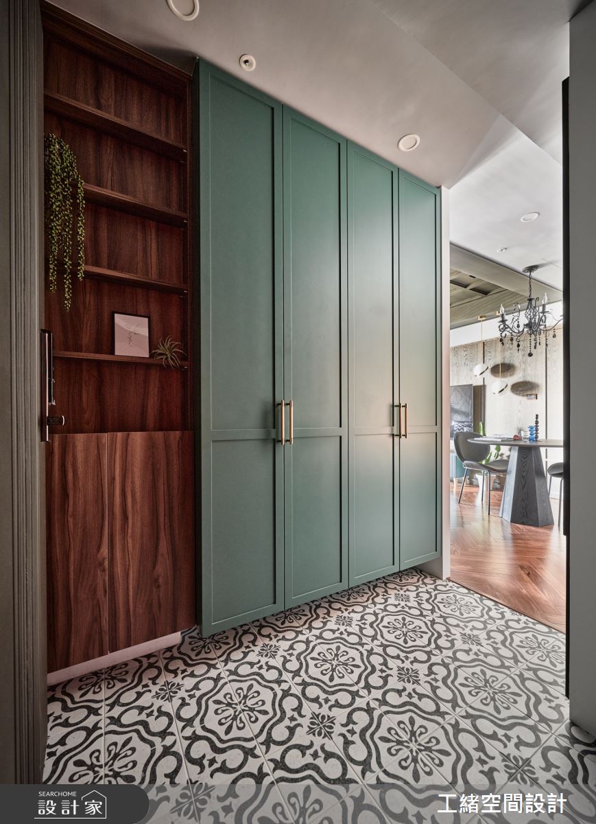 13坪新成屋(5年以下)＿混搭風玄關案例圖片＿工緒空間設計＿工緒_22之4499