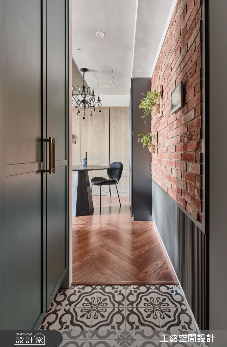 13坪新成屋(5年以下)＿混搭風玄關案例圖片＿工緒空間設計＿工緒_22之2
