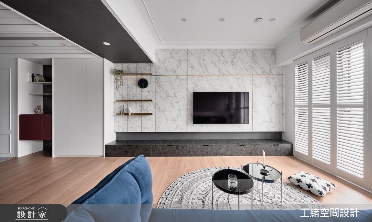 25坪新成屋(5年以下)＿混搭風客廳案例圖片＿工緒空間設計＿工緒_25之10