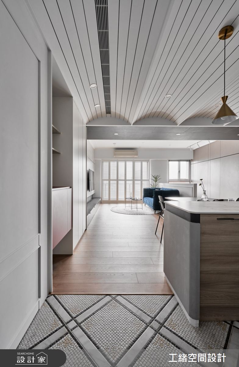 25坪新成屋(5年以下)＿混搭風玄關案例圖片＿工緒空間設計＿工緒_25之1