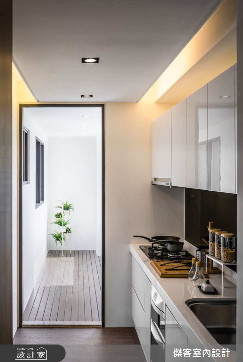 40坪預售屋＿現代風廚房案例圖片＿傑客室內設計＿傑客_01之7