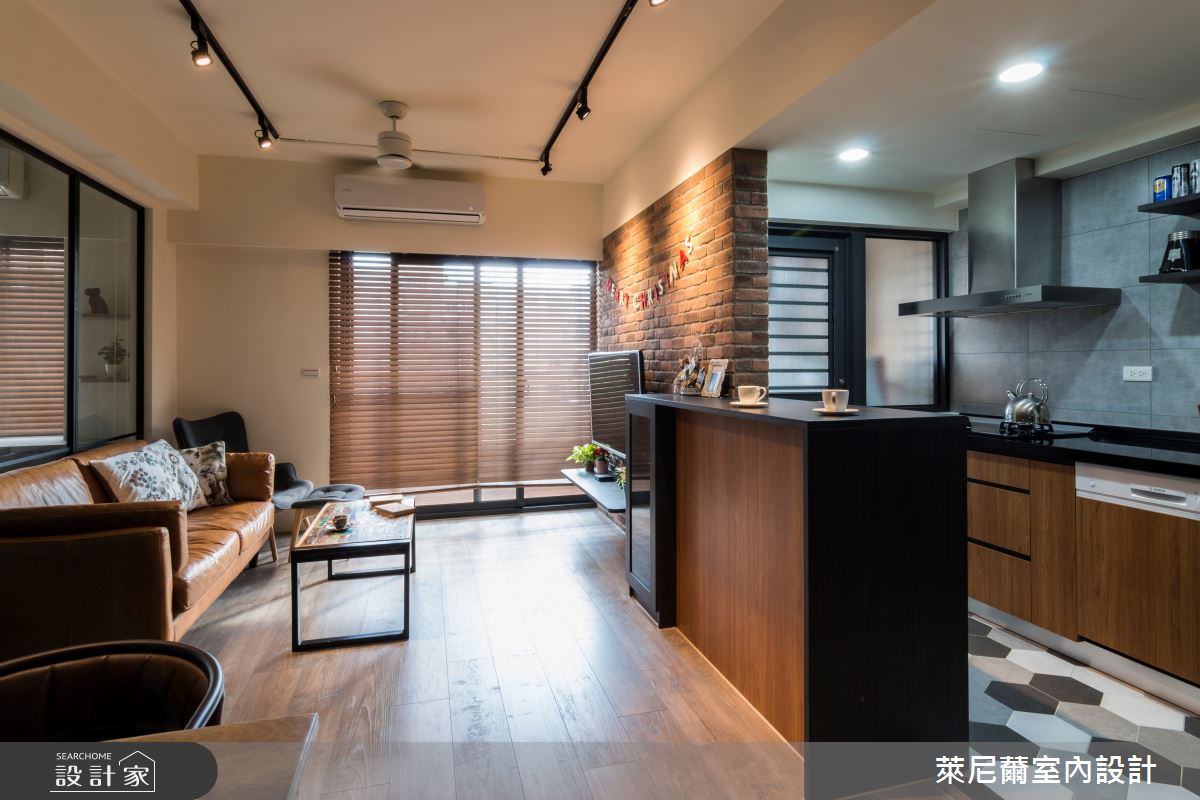 26坪中古屋(5~15年)＿工業風客廳案例圖片＿萊尼薾室內設計有限公司＿萊尼薾_01之7