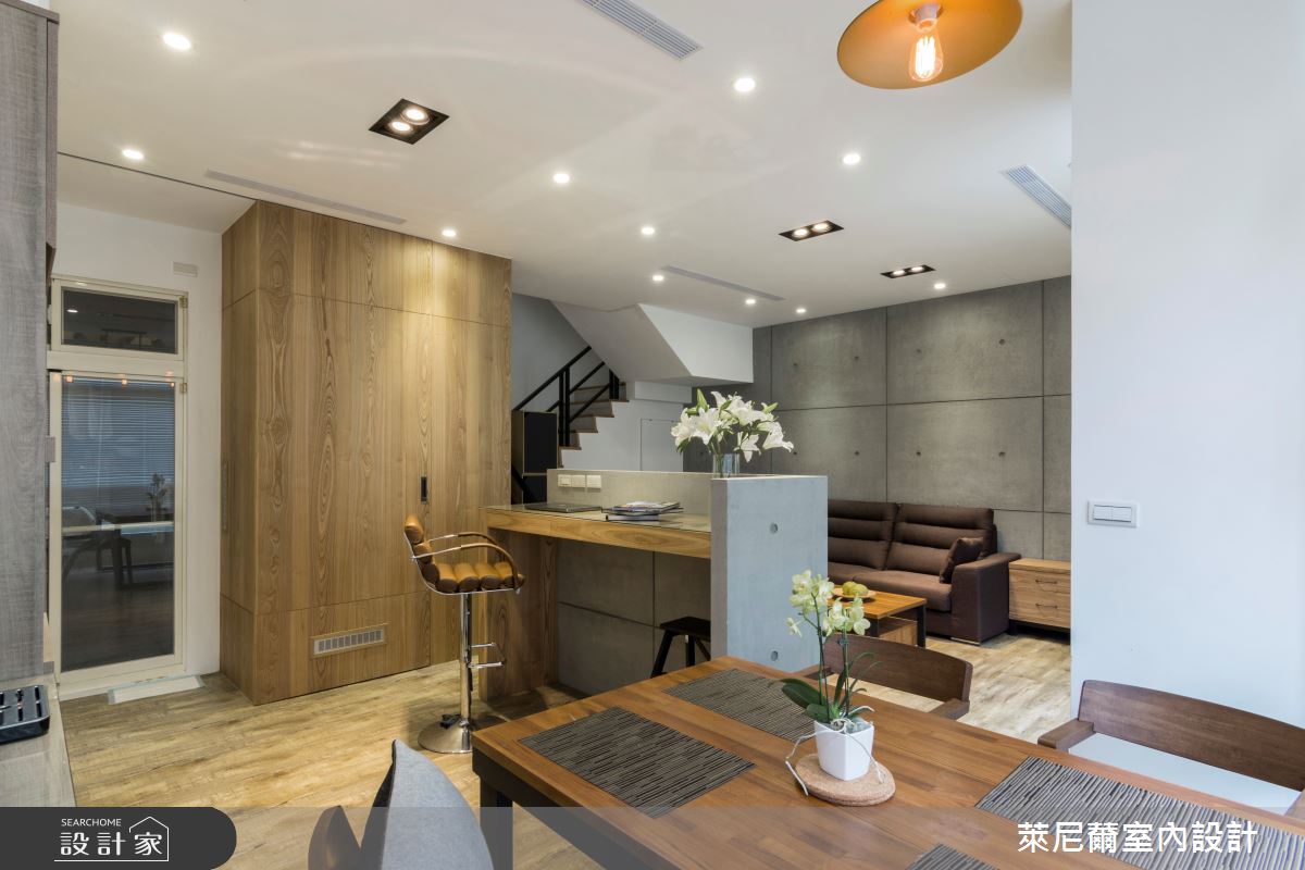 35坪中古屋(5~15年)＿混搭風餐廳吧檯案例圖片＿萊尼薾室內設計有限公司＿萊尼薾_02之6