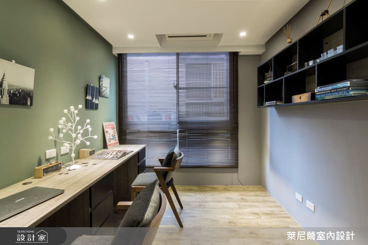 35坪中古屋(5~15年)＿混搭風書房案例圖片＿萊尼薾室內設計有限公司＿萊尼薾_02之8