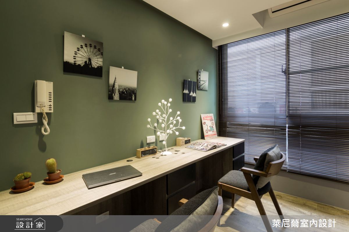 35坪中古屋(5~15年)＿混搭風書房案例圖片＿萊尼薾室內設計有限公司＿萊尼薾_02之9