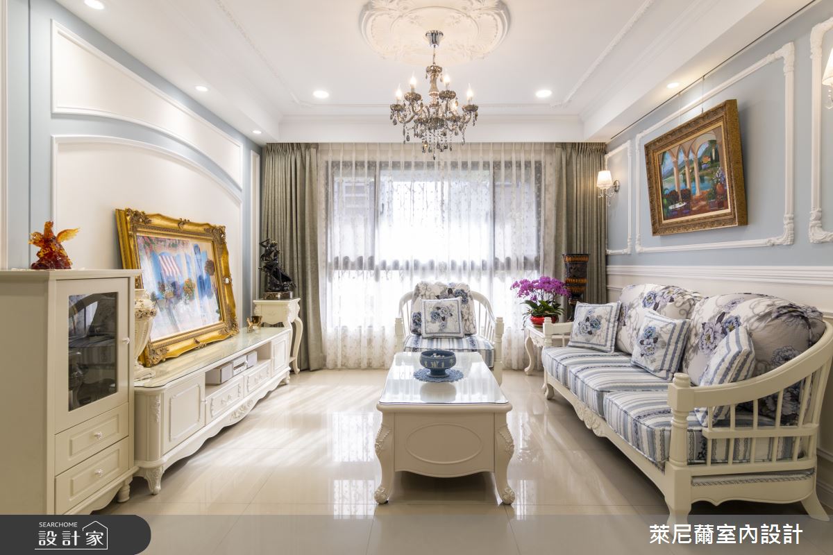 27坪新成屋(5年以下)＿新古典客廳案例圖片＿萊尼薾室內設計有限公司＿萊尼薾_03之1