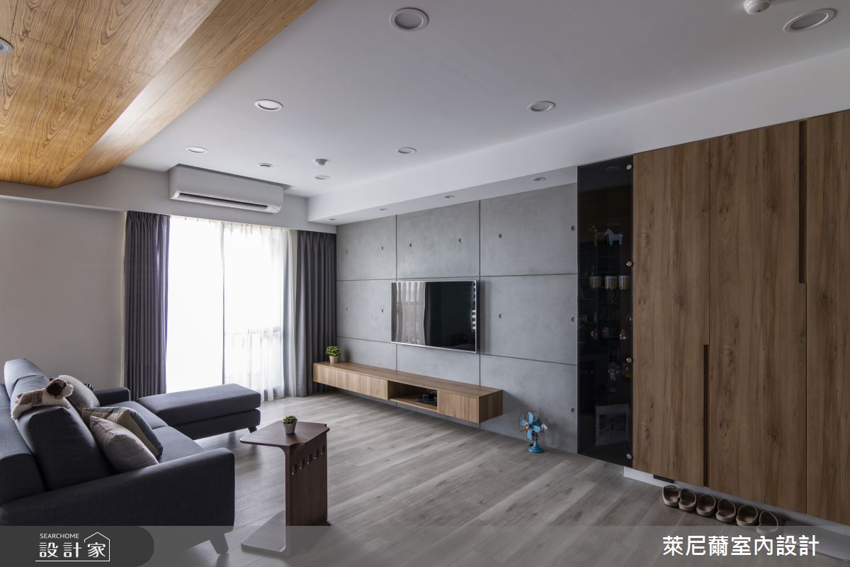 28坪預售屋＿混搭風客廳案例圖片＿萊尼薾室內設計有限公司＿萊尼薾_05之8