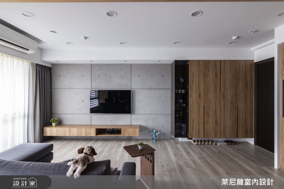 28坪預售屋＿混搭風客廳案例圖片＿萊尼薾室內設計有限公司＿萊尼薾_05之1