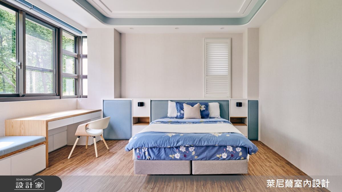 145坪新成屋(5年以下)＿美式風臥室臥榻案例圖片＿萊尼薾室內設計有限公司＿萊尼薾_08之16
