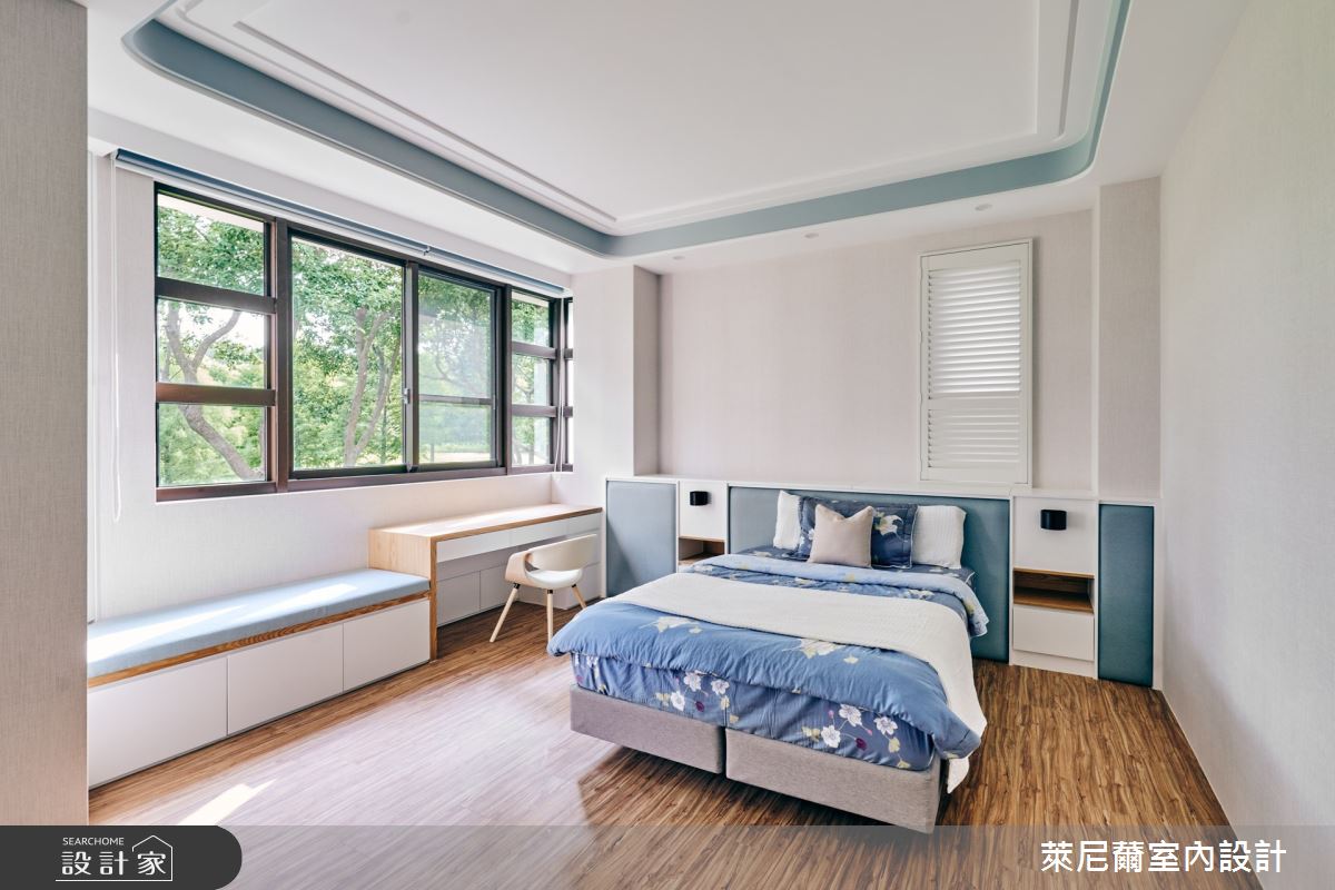 145坪新成屋(5年以下)＿美式風臥室臥榻案例圖片＿萊尼薾室內設計有限公司＿萊尼薾_08之17