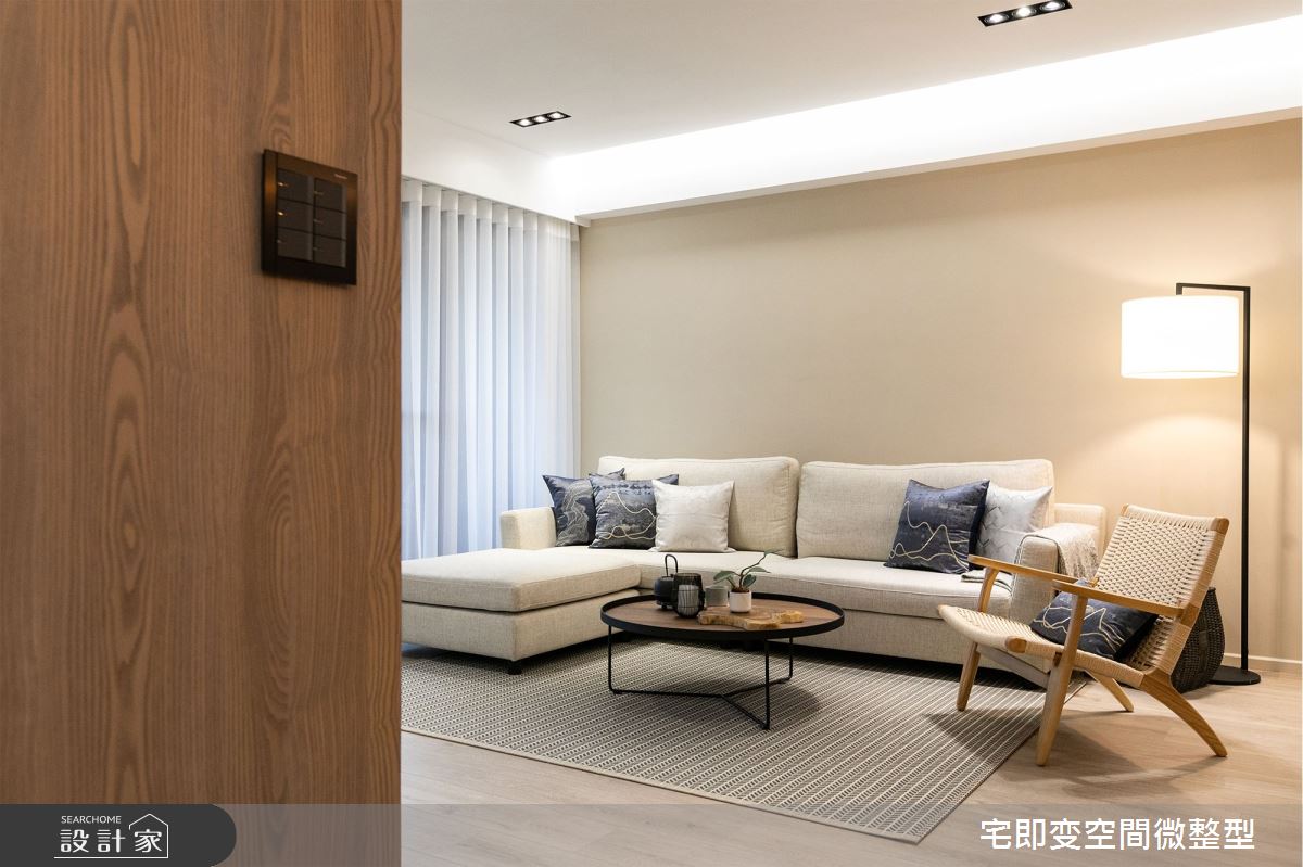 42坪新成屋(5年以下)＿人文禪風客廳案例圖片＿宅即變空間微整型＿宅即變_01之7