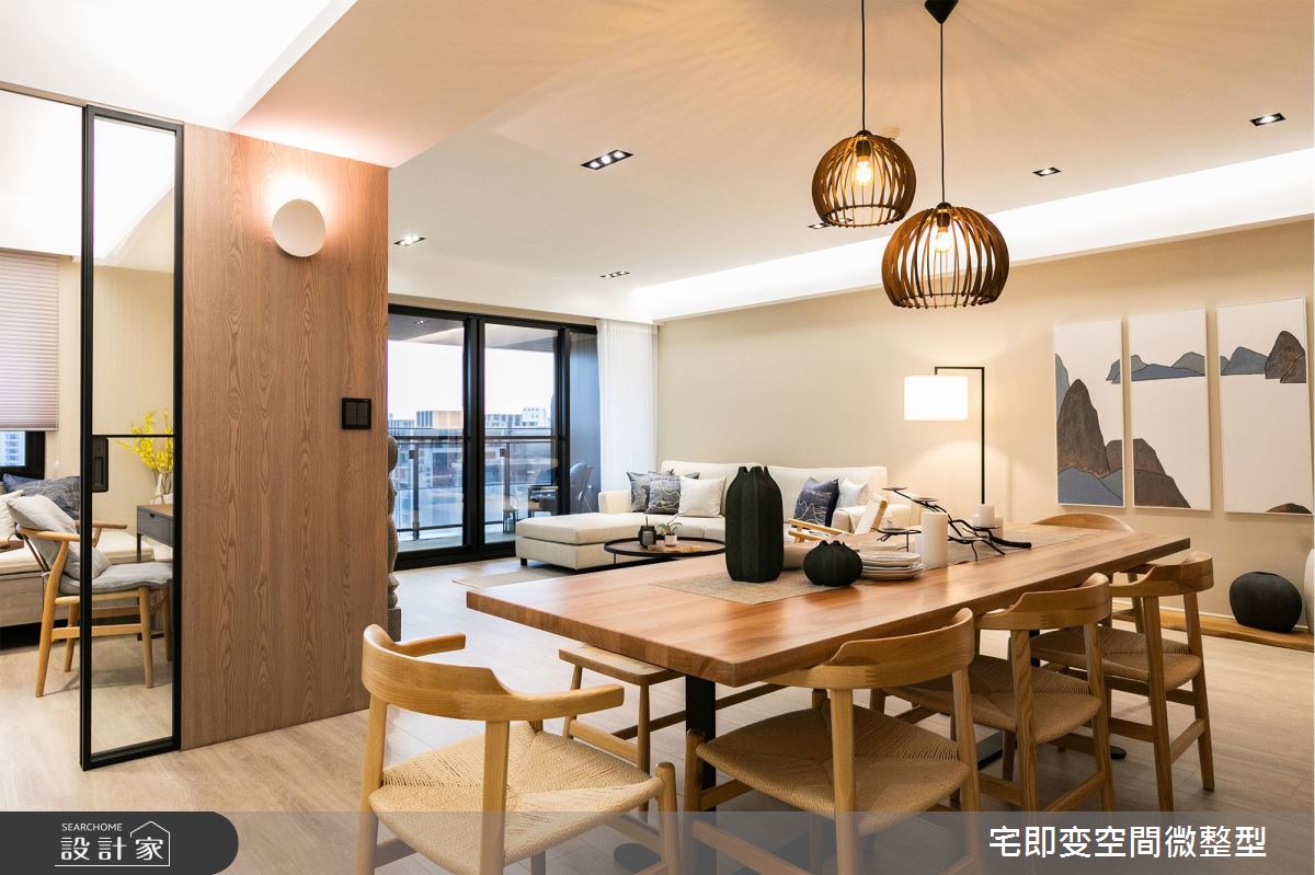 42坪新成屋(5年以下)＿人文禪風餐廳案例圖片＿宅即變空間微整型＿宅即變_01之9
