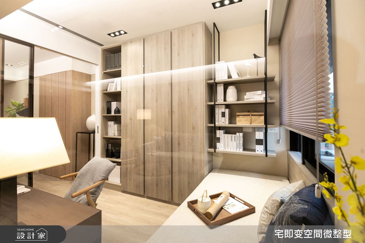 42坪新成屋(5年以下)＿人文禪風書房臥榻案例圖片＿宅即變空間微整型＿宅即變_01之13