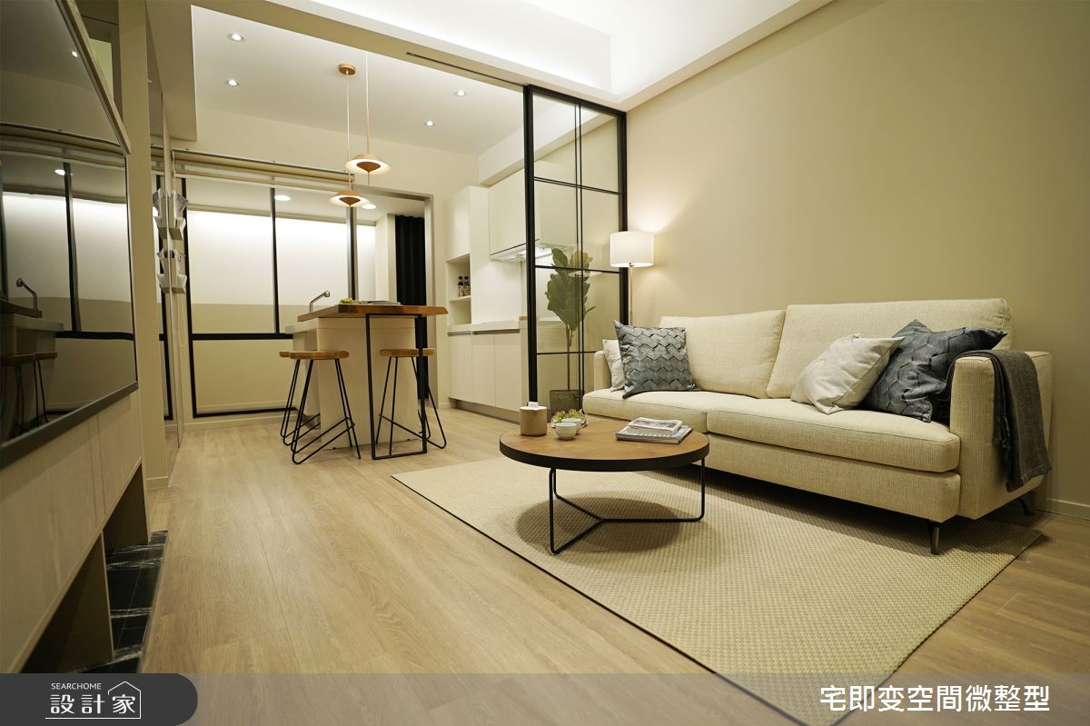 新成屋(5年以下)＿木質風客廳案例圖片＿宅即變空間微整型＿宅即變_02之4