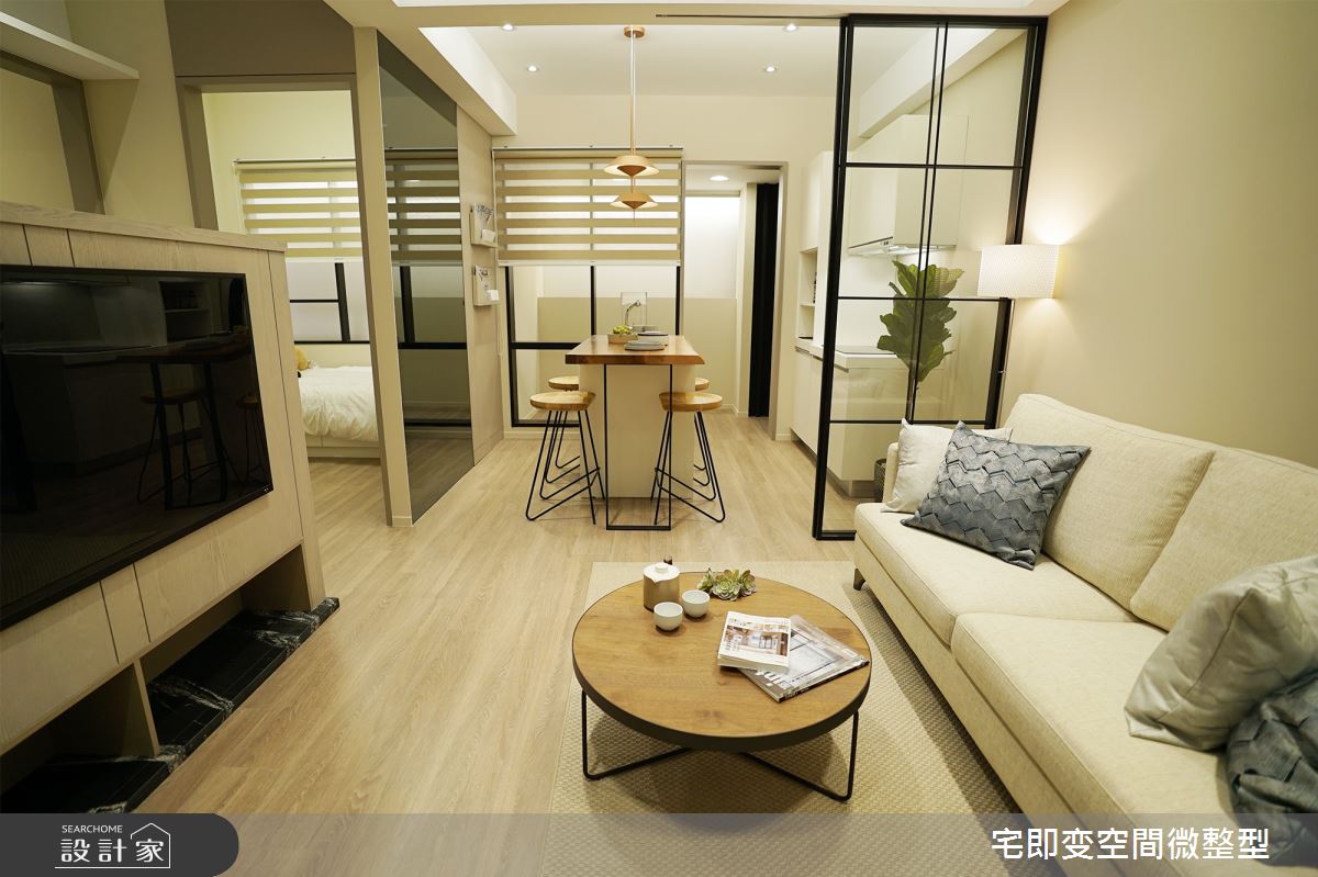 新成屋(5年以下)＿木質風客廳餐廳案例圖片＿宅即變空間微整型＿宅即變_02之2