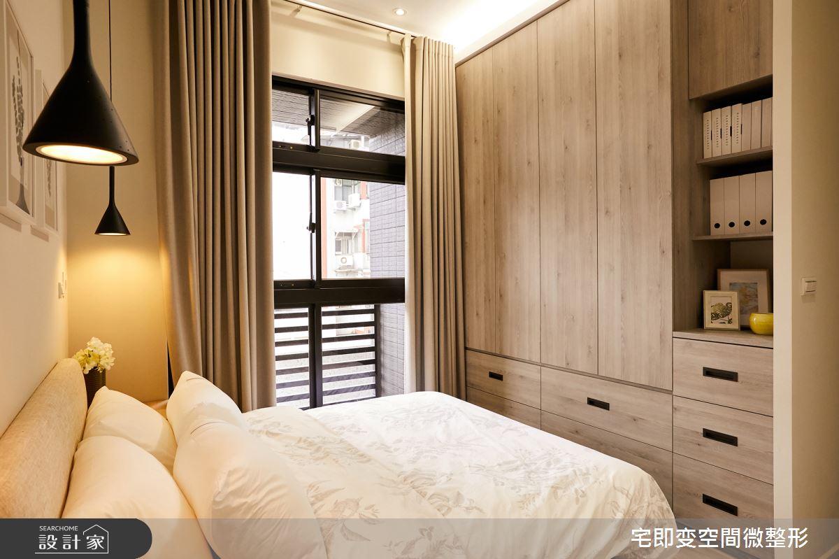 新成屋(5年以下)＿木質風臥室案例圖片＿宅即變空間微整型＿宅即變_06之9