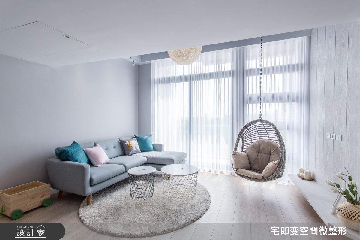 18坪新成屋(5年以下)＿北歐風客廳案例圖片＿宅即變空間微整型＿宅即變_10之2