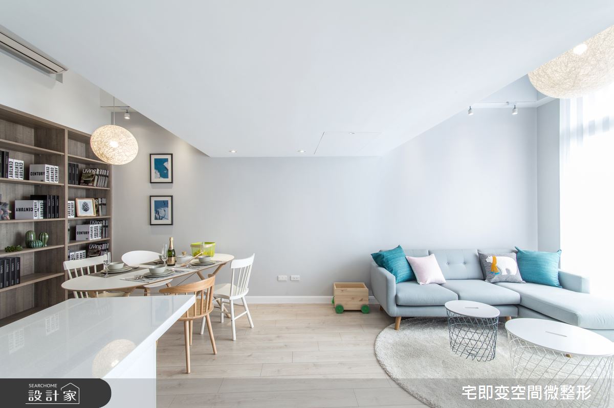 18坪新成屋(5年以下)＿北歐風客廳餐廳案例圖片＿宅即變空間微整型＿宅即變_10之9