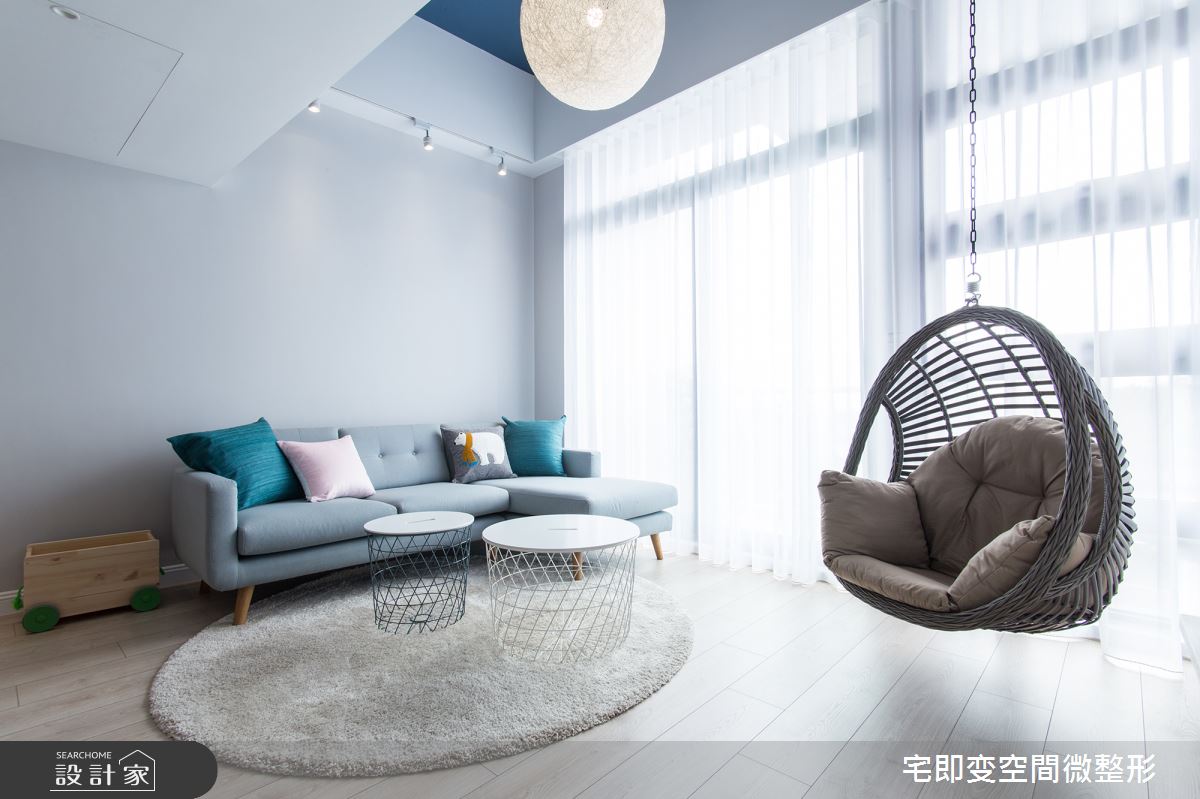 18坪新成屋(5年以下)＿北歐風客廳案例圖片＿宅即變空間微整型＿宅即變_10之3