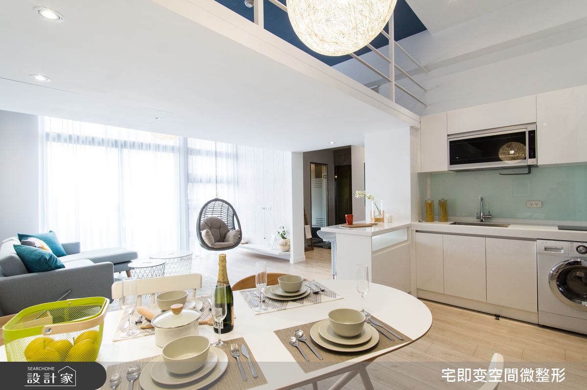 18坪新成屋(5年以下)＿北歐風餐廳廚房案例圖片＿宅即變空間微整型＿宅即變_10之12