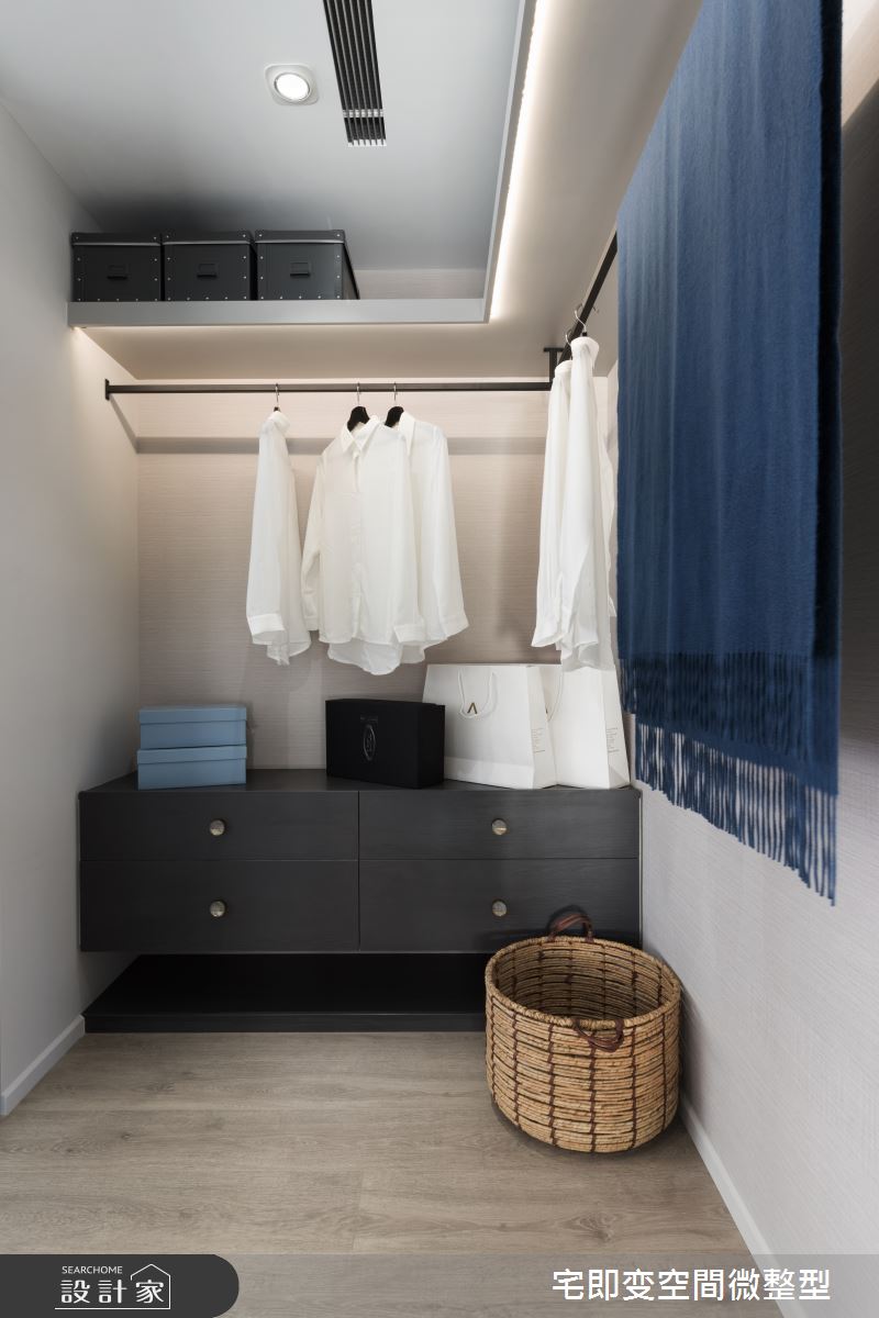 75坪新成屋(5年以下)＿輕奢都會風更衣間案例圖片＿宅即變空間微整型＿宅即變_12之20