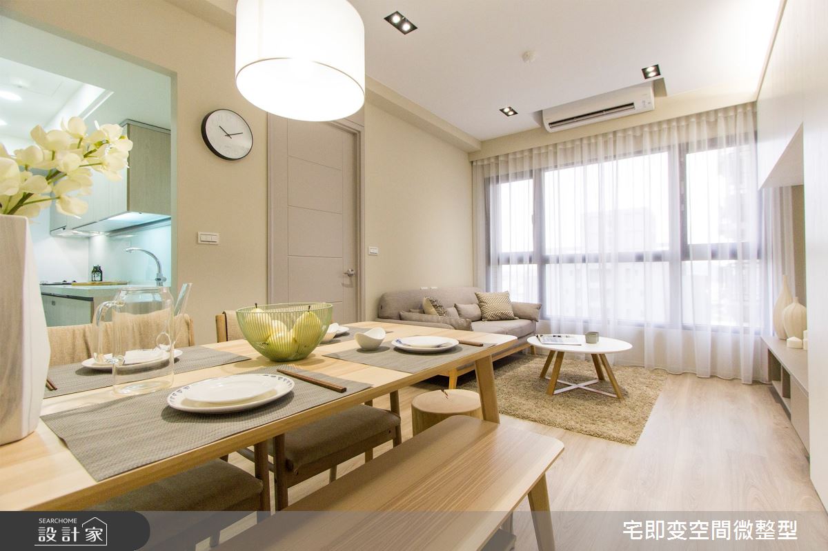 27坪新成屋(5年以下)＿木質風客廳餐廳案例圖片＿宅即變空間微整型＿宅即變_14之2