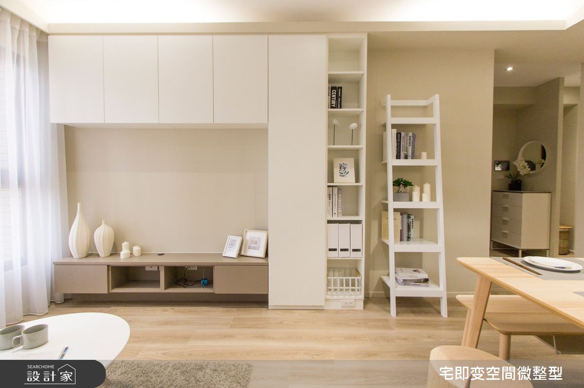 27坪新成屋(5年以下)＿木質風客廳案例圖片＿宅即變空間微整型＿宅即變_14之3