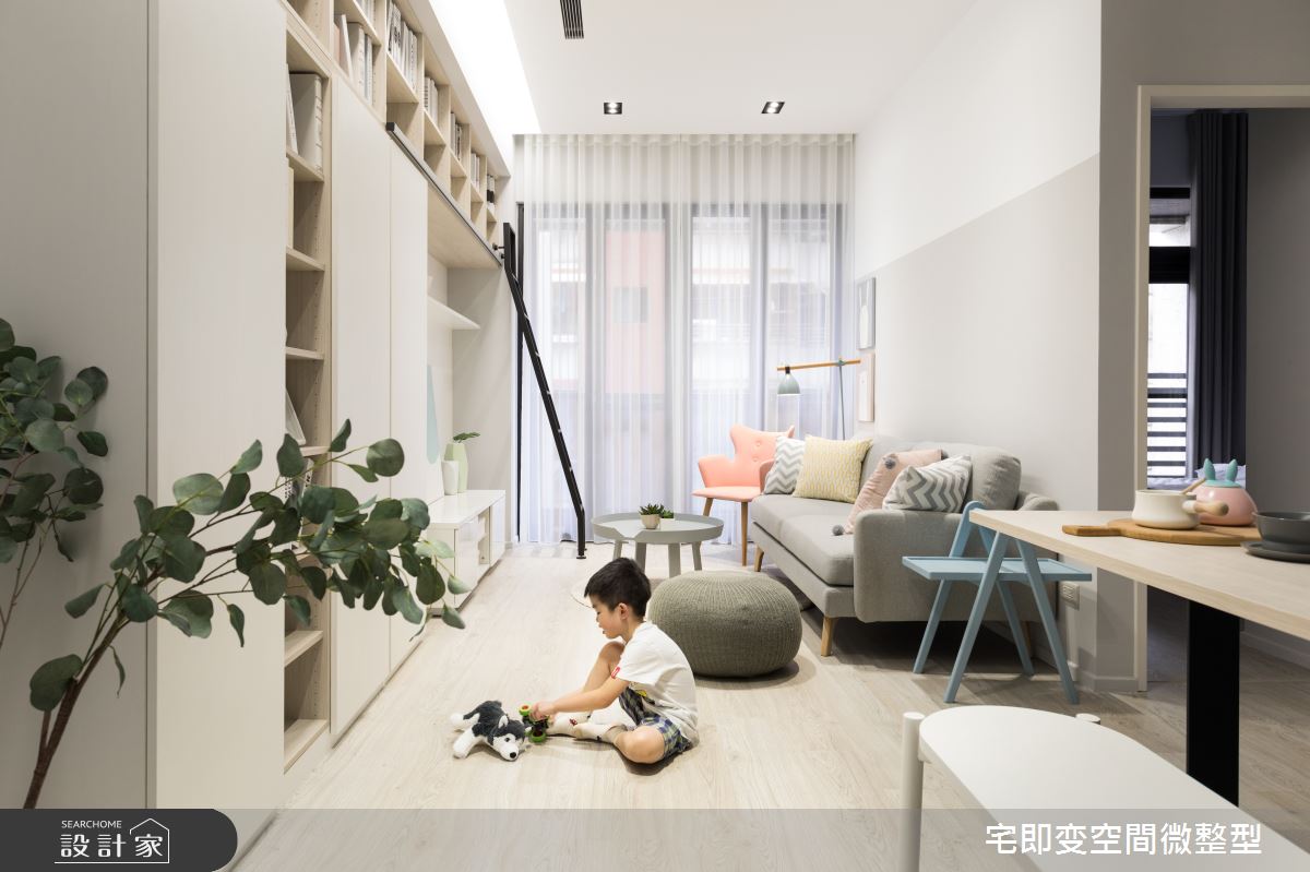 新成屋(5年以下)＿北歐風客廳案例圖片＿宅即變空間微整型＿宅即變_16之4