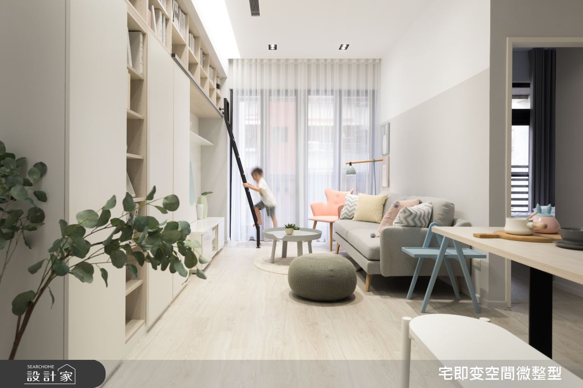 新成屋(5年以下)＿北歐風客廳案例圖片＿宅即變空間微整型＿宅即變_16之5