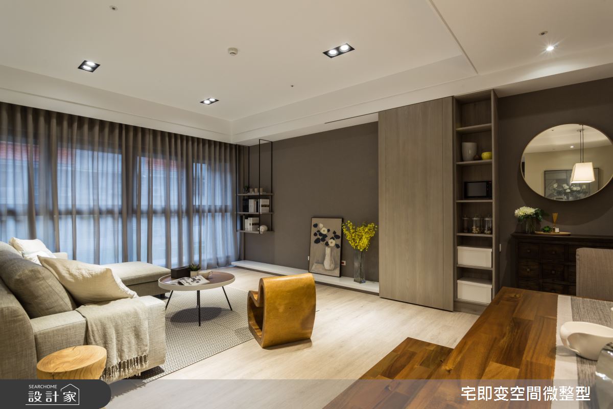 新成屋(5年以下)＿人文禪風客廳案例圖片＿宅即變空間微整型＿宅即變_20之6