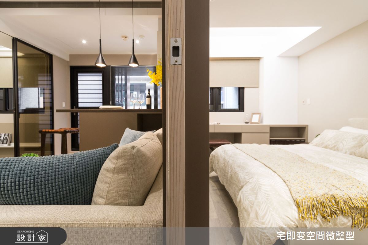 24坪新成屋(5年以下)＿現代風吧檯臥室案例圖片＿宅即變空間微整型＿宅即變_21之10