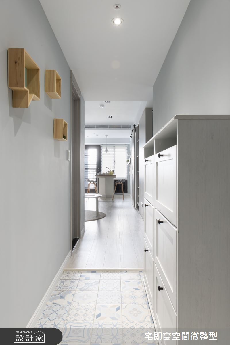 28坪新成屋(5年以下)＿北歐風玄關案例圖片＿宅即變空間微整型＿宅即變_31之1