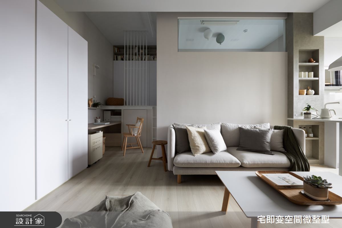 25坪新成屋(5年以下)＿北歐風客廳案例圖片＿宅即變空間微整型＿宅即變_33之5